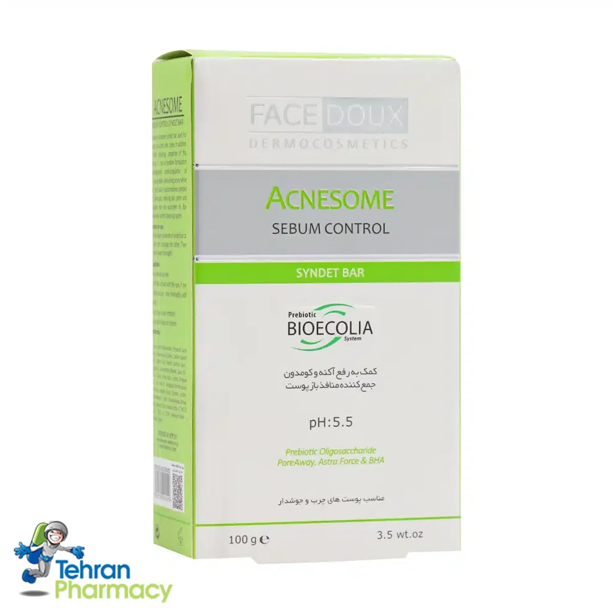 پن کنترل کننده چربی آکنه زوم فیس دوکس FACE DOUX - PH5.5
